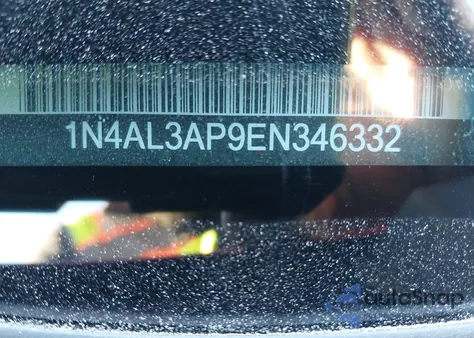 2014 Nissan Altima 2.5 S z USA, uszkodzony, nr VIN 1N4AL3AP9EN346332